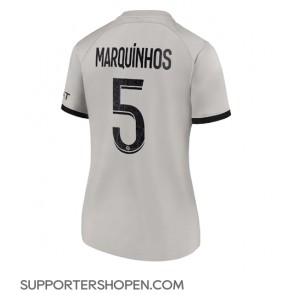 Paris Saint-Germain Marquinhos #5 Borta Matchtröja Dam 2022-23 Kortärmad